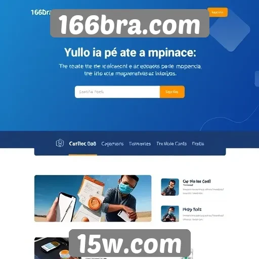 Interface e usabilidade do site 166bra.com
