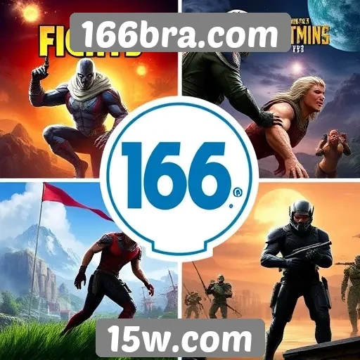 Comparativo entre jogos populares no 166bra